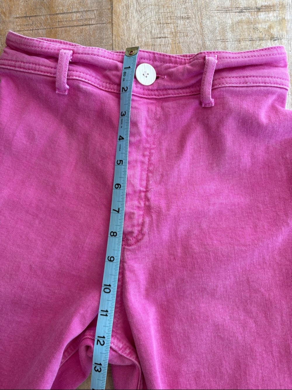 Zara Pink Women's Marine Jeans size 2 - Picture 9 of 10